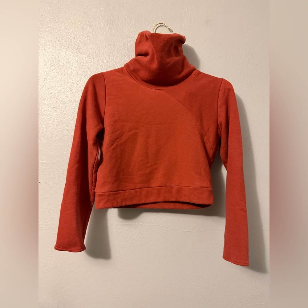 ALO Yoga Red Turtleneck Sweater